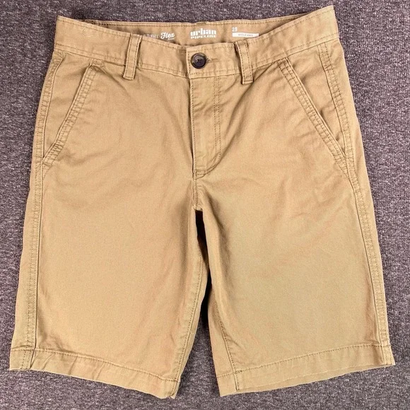 Urban Pipeline Shorts Mens 29 Beige Chino At the Knee Ultimate Flex Fit30.5x10.5 - Picture 5 of 8